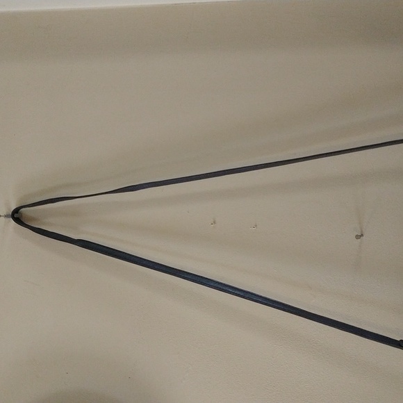 NWOT. Étienne Aigner zip top black leather Crossbody bag. - Picture 2 of 6